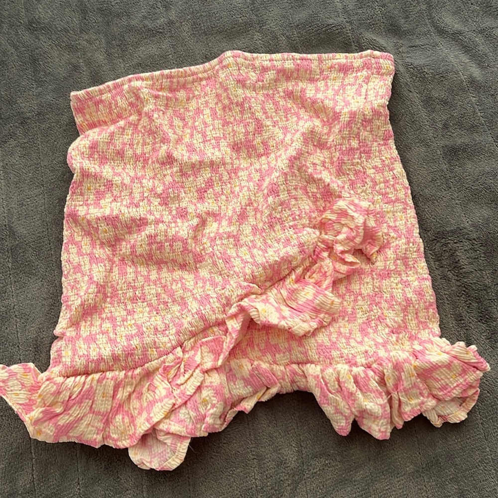 Women’s Pink Mini Tube Skirt